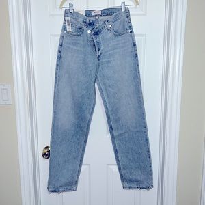 AGOLDE Criss Cross Upsized Jean in Suburbia NWT